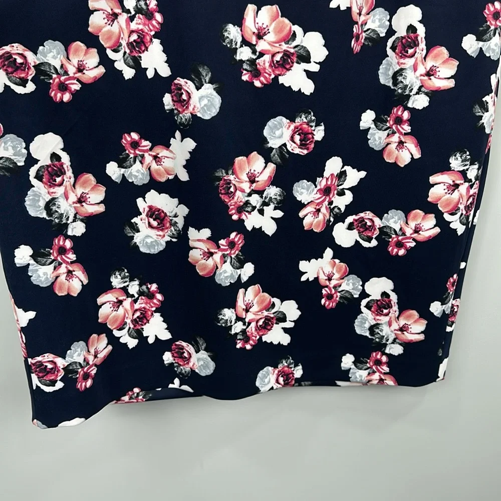 Lane Bryant Floral Pull On Elastic Skirt Size 20